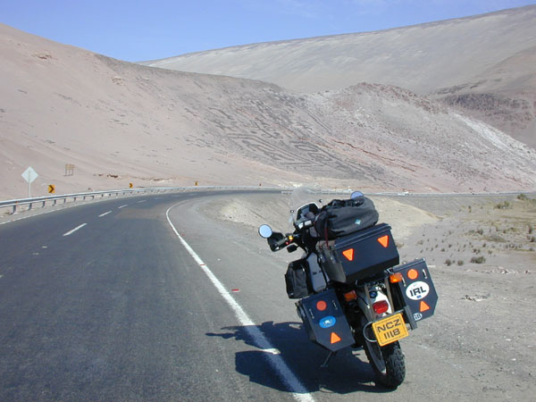 Crossing the Atacama dessert jan 2003