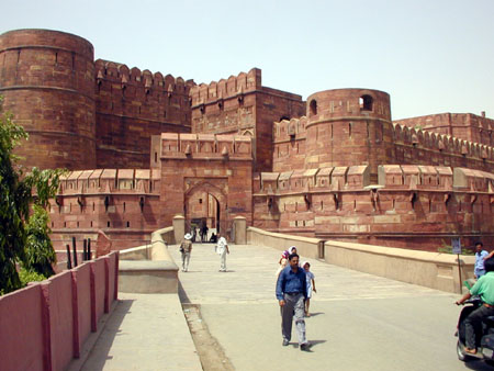 The Red Fort At Agra