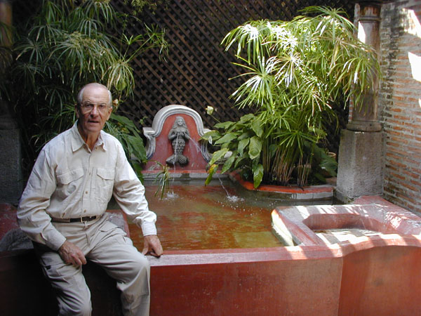 Restaurant in ols city of Guatemala feb 2003