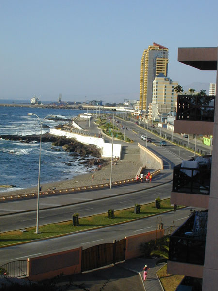 from hotel in Intofagaseta jan 2003