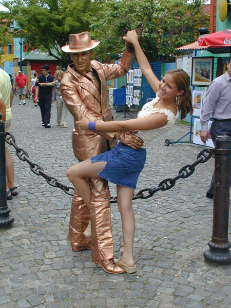 tango dancer in boco B-Aires