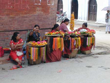 Katmandu street traders