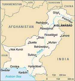 Map of Pakistan