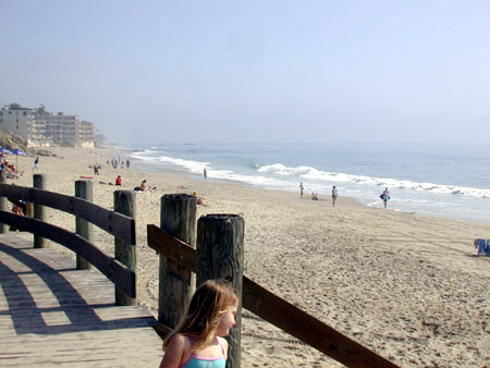 A beach in L.A.